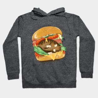 Gato Hamburguesa (Cat Burger) Hoodie